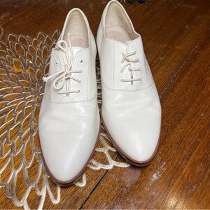 Cole Haan Grand 360 - White Leather Lace-Up Oxfords